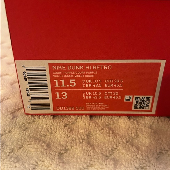 Nike Dunk Hi Retro “Lakers” - Picture 2 of 8